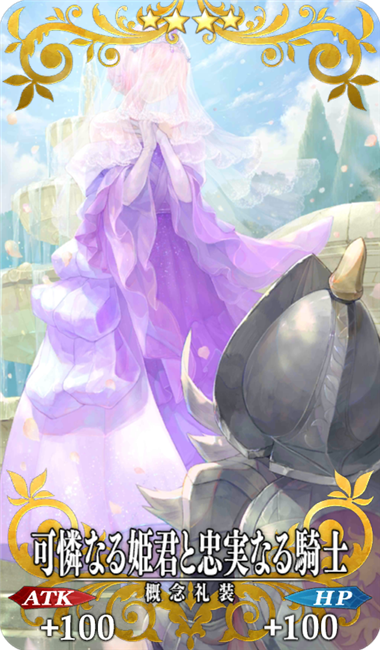 可憐なる姫君と忠実なる騎士