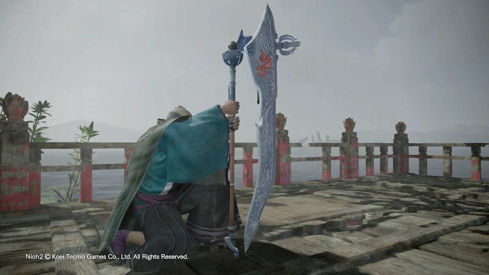 破邪の薙刀鎌（納刀）