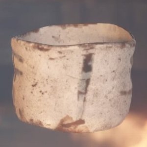 染付志野茶碗 染付志野茶碗