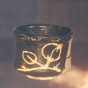 黒織部茶碗 黒織部茶碗