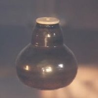 瀬戸瓢箪茶入-1