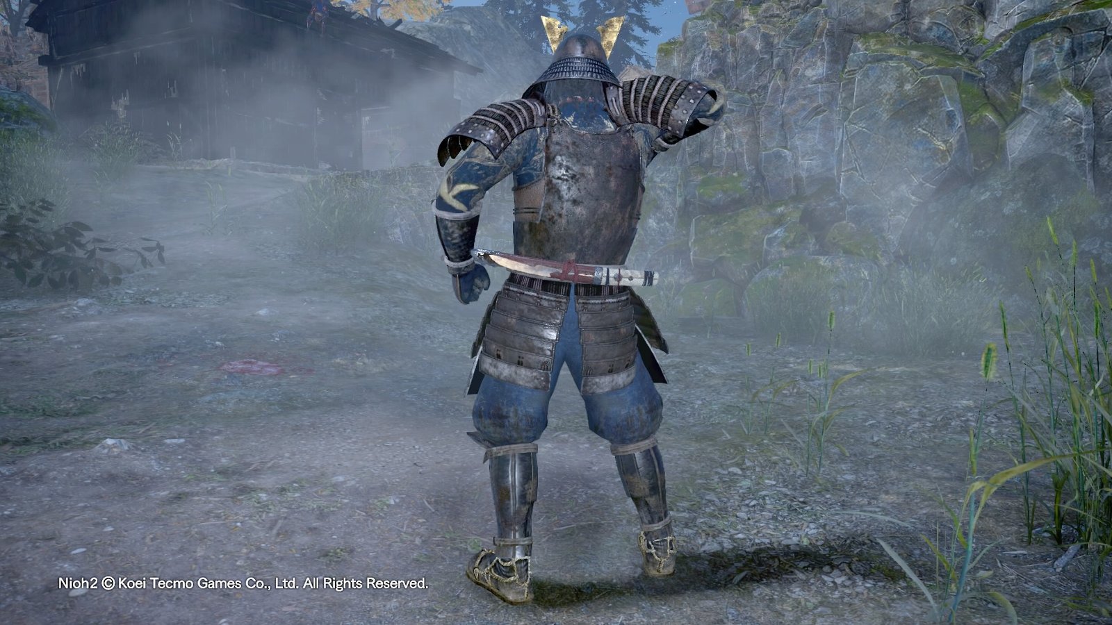 端武者の中鎧(背面) 端武者の中鎧(背面)