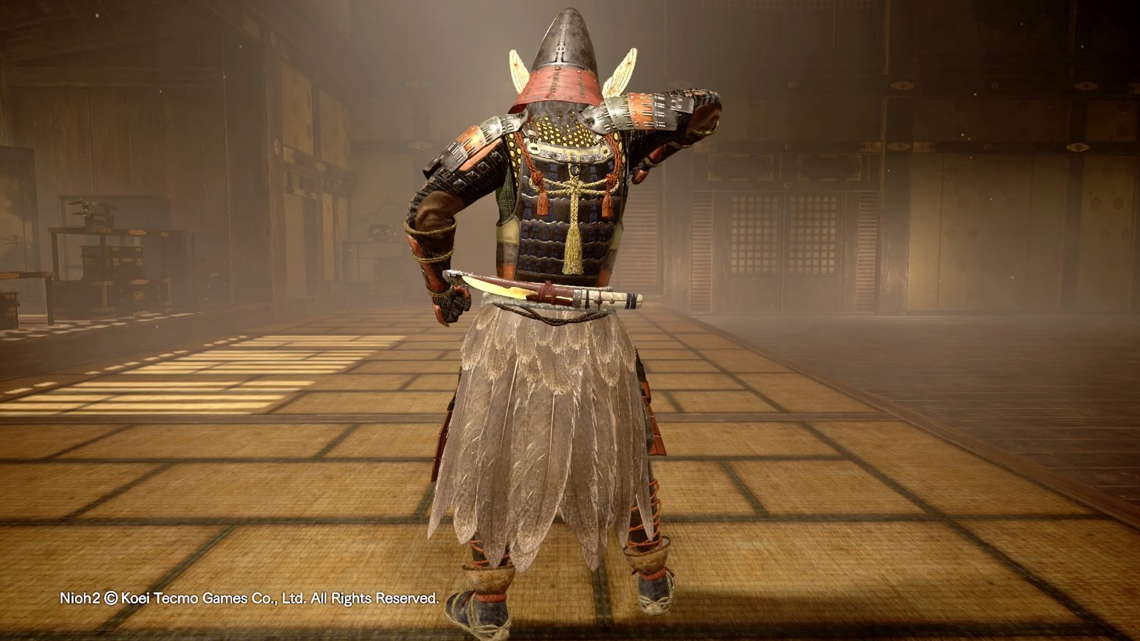 一徹者の中鎧(背面) 一徹者の中鎧(背面)