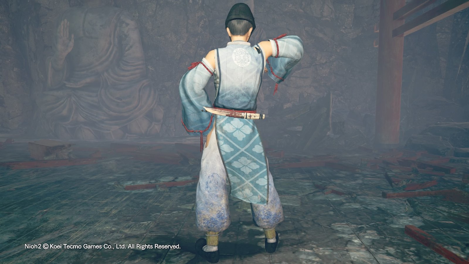 陰陽師の狩衣(背面) 陰陽師の狩衣(背面)