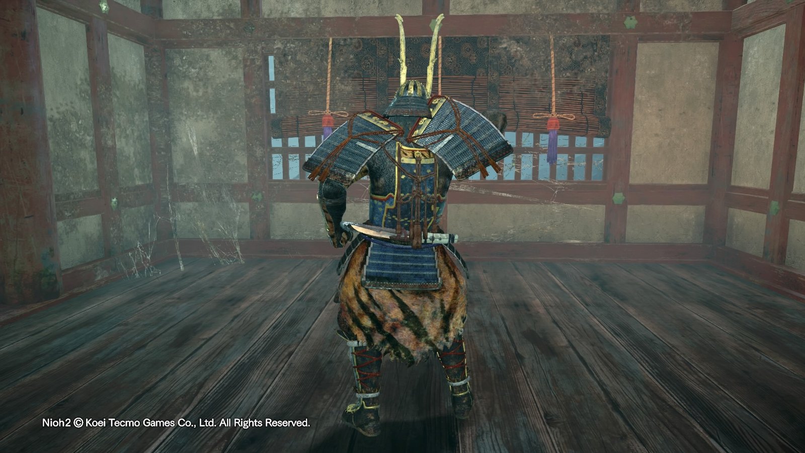 唐皮の鎧(背面) 唐皮の鎧(背面)