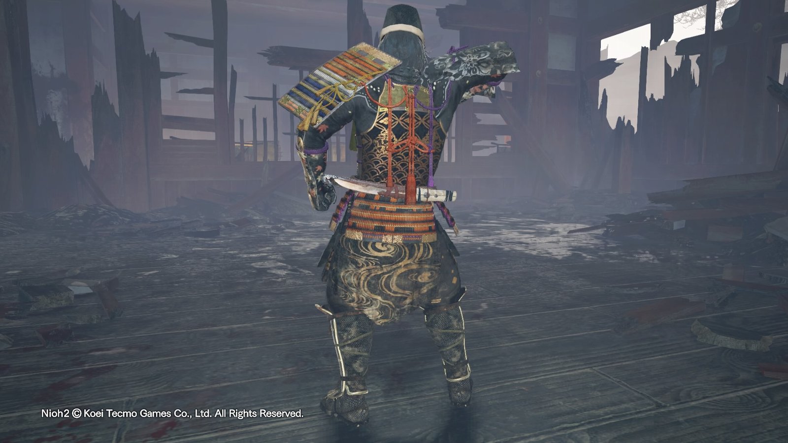 剣豪将軍の大鎧(背面) 剣豪将軍の大鎧(背面)