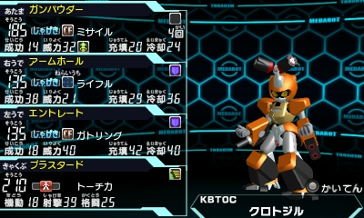 クロトジル メダロット8攻略wiki